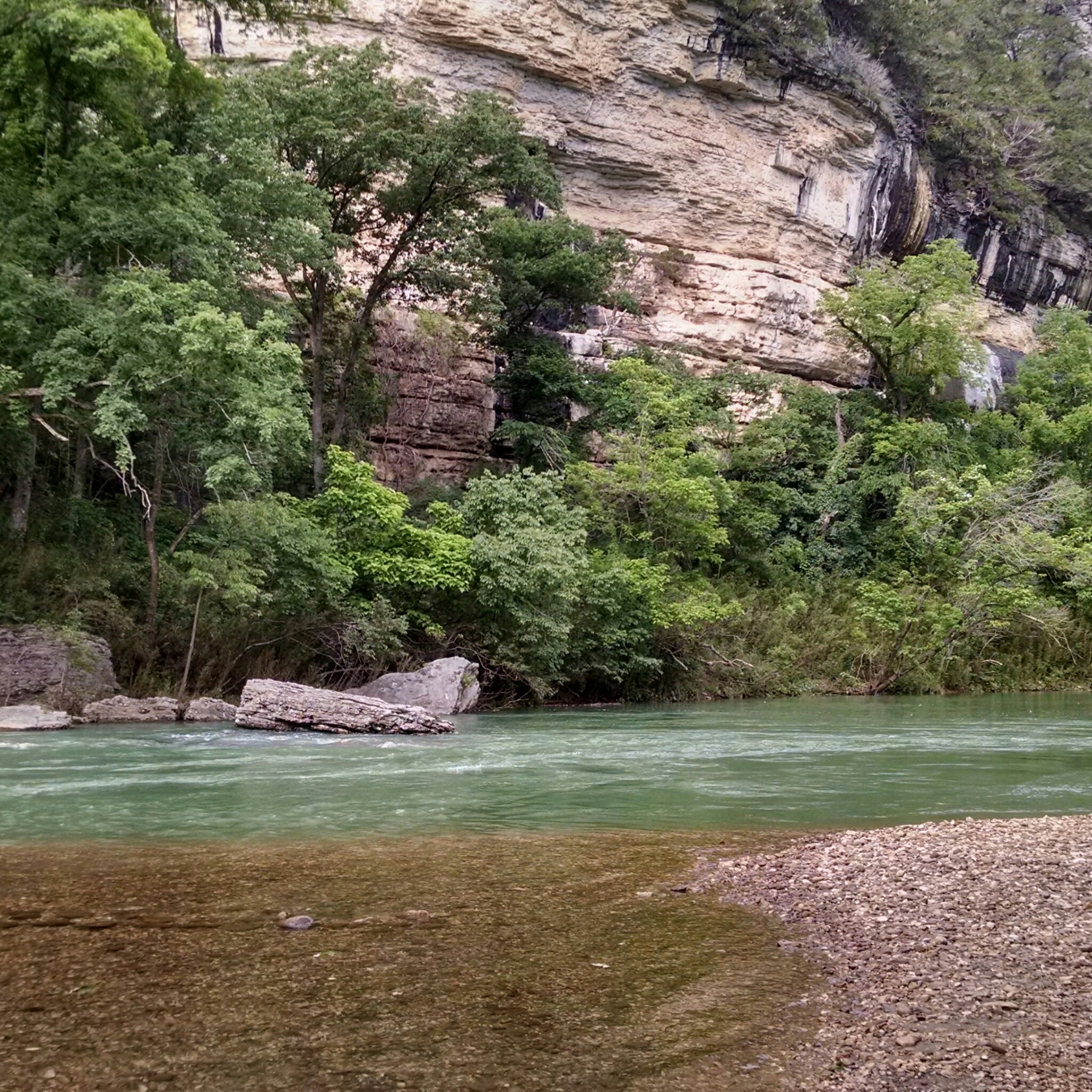 Buffalo River with Bluff